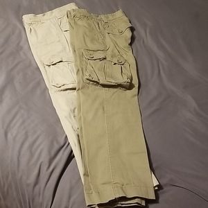 2 Pairs of Ralph Lauren Boy's Cargo Pants